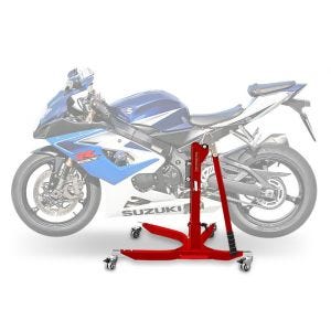 Lève moto centrale compatible avec Suzuki GSX-R 1000 05-08 rouge ConStands Power-Classic