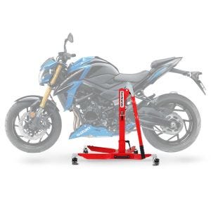 Lève moto centrale compatible avec Suzuki GSX-S 750 17-21 rouge ConStands Power-Classic
