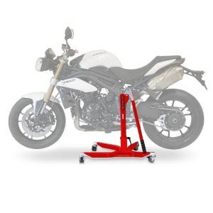 Lève moto centrale compatible avec Triumph Speed Triple / R / S 11-20 rouge ConStands Power-Classic