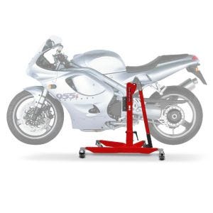 Lève moto centrale compatible avec Triumph Daytona 955i 99-01 rouge ConStands Power-Classic