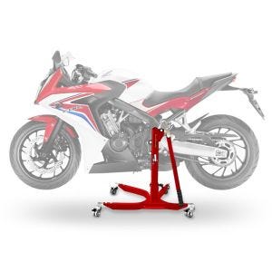 Lève moto centrale compatible avec Honda CBR 650 F 14-18 rouge ConStands Power-Classic