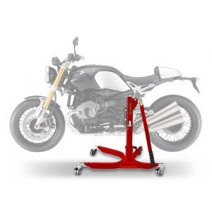 Lève moto centrale compatible avec BMW R NineT 14-23 rouge ConStands Power-Classic