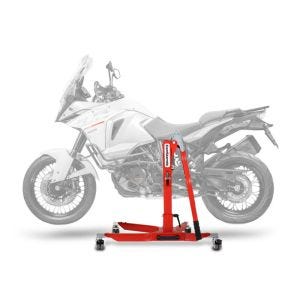Lève moto centrale compatible avec KTM 1290 Super Adventure 15-16 rouge ConStands Power-Classic