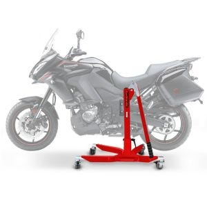 Lève moto centrale compatible avec Kawasaki Versys 1000 12-24 rouge ConStands Power-Classic