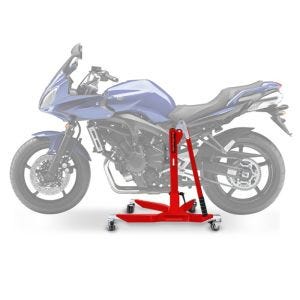 Lève moto centrale compatible avec Yamaha FZ6 / Fazer / S2 04-10 rouge ConStands Power-Classic