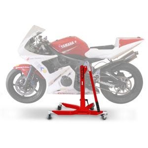 Lève moto centrale compatible avec Yamaha YZF-R6 99-02 rouge ConStands Power-Classic
