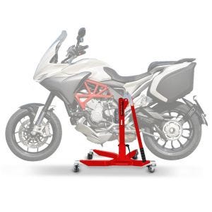 Lève moto centrale compatible avec MV Agusta Turismo Veloce 14-25 rouge ConStands Power-Classic
