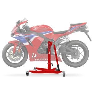 Lève moto centrale compatible avec Honda CBR 600 RR 24-25 rouge ConStands Power-Classic