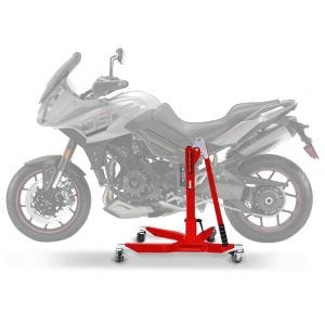 Lève moto centrale compatible avec Triumph Tiger Sport 13-20 rouge ConStands Power-Classic