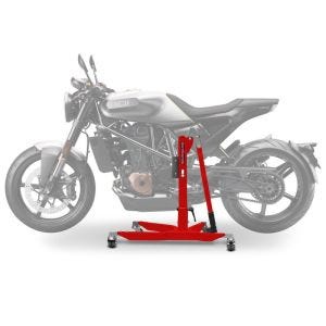 Lève moto centrale compatible avec Husqvarna Vitpilen 701 18-20 Rouge ConStands Power-Classic