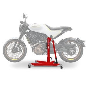 Lève moto centrale compatible avec Husqvarna Vitpilen 401 17-24 Rouge ConStands Power-Classic