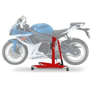 Lève moto centrale compatible avec Suzuki GSX-R 600 11-16 rouge ConStands Power-Classic