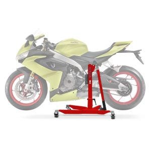 Lève moto centrale compatible avec Aprilia RS 660 20-25 rouge ConStands Power-Classic NEW