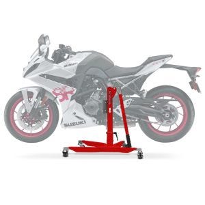 Lève moto centrale compatible avec Suzuki GSX-8R 24-25 rouge ConStands Power-Classic
