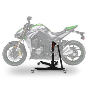 Lève moto centrale compatible avec Kawasaki Z 1000 14-20 noir ConStands Power-Classic