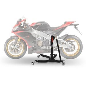 Lève moto centrale compatible avec Aprilia RSV4 RR 15-21 noir mat ConStands Power-Classic