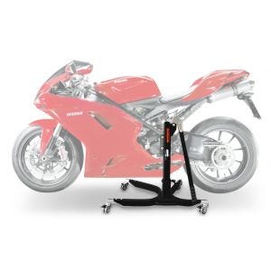 Lève moto centrale compatible avec Ducati 848 / Evo 08-13 noir mat ConStands Power-Classic
