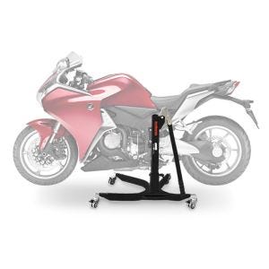 Lève moto centrale compatible avec Honda VFR 1200 F 10-16 noir mat ConStands Power-Classic