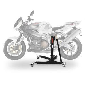 Lève moto centrale compatible avec Aprilia Tuono 1000 / R 06-11 noir ConStands Power-Classic