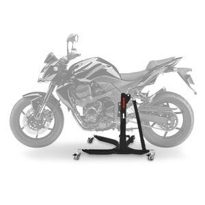 Lève moto centrale compatible avec Kawasaki Z 750 / R 07-12 noir ConStands Power-Classic