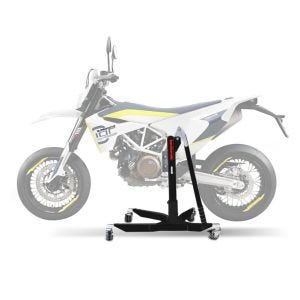 Lève moto centrale compatible avec Husqvarna 701 Supermoto 15-24 noir ConStands Power-Classic