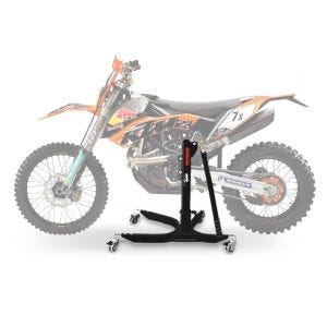 Lève moto centrale compatible avec KTM 690 Enduro / R 08-16 noir ConStands Power-Classic