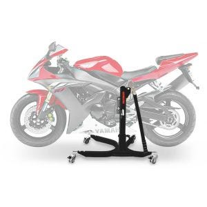 Lève moto centrale compatible avec Yamaha YZF-R1 98-03 noir ConStands Power-Classic