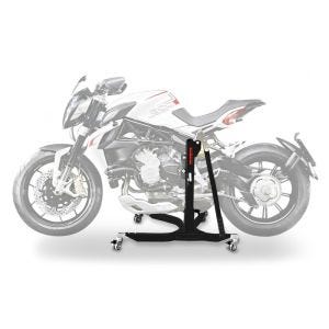 Lève moto centrale compatible avec MV Agusta Brutale 800 Dragster/RR/RC/SCS/Rosso 14-24 noir ConStands Power-Classic
