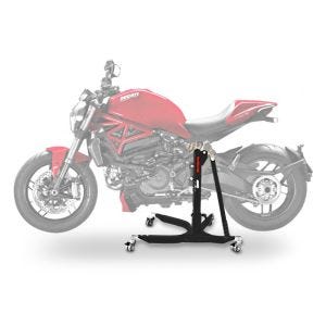 Lève moto centrale compatible avec Ducati Monster 1200 / S 14-20 noir ConStands Power-Classic