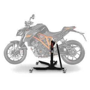 Lève moto centrale compatible avec KTM 1290 Super Duke / R 14-16 noir ConStands Power-Classic