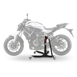 Lève moto centrale compatible avec Yamaha MT-07 13-25 noir ConStands Power-Classic