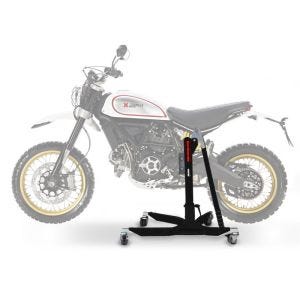 Lève moto centrale compatible avec Ducati Scrambler Desert Sled 17-22 noir ConStands Power-Classic