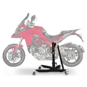 Lève moto centrale compatible avec Ducati Multistrada 1200 15-17 noir ConStands Power-Classic