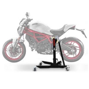 Lève moto centrale compatible avec Ducati Monster 797 17-20 noir ConStands Power-Classic