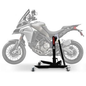 Lève moto centrale compatible avec Ducati Multistrada 1200 Enduro 16-18 noir ConStands Power-Classic