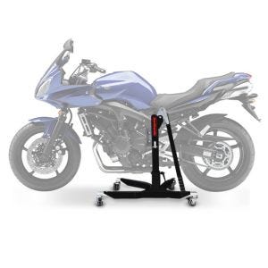 Lève moto centrale compatible avec Yamaha FZ6 / Fazer / S2 04-10 noir ConStands Power-Classic