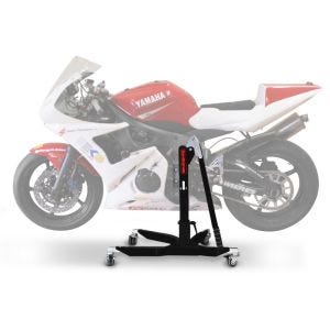 Lève moto centrale compatible avec Yamaha YZF-R6 99-02 noir ConStands Power-Classic
