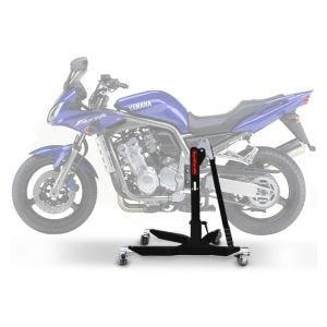 Lève moto centrale compatible avec Yamaha FZS 1000 Fazer 01-05 noir ConStands Power-Classic