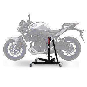 Lève moto centrale compatible avec Yamaha MT-03 16-22 noir ConStands Power-Classic