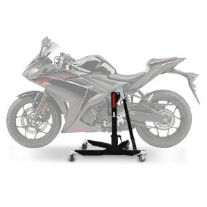 Lève moto centrale compatible avec Yamaha YZF-R3 15-18 noir ConStands Power-Classic