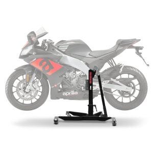 Lève moto centrale compatible avec Aprilia RS4 125 11-25 noir ConStands Power-Classic