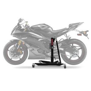 Lève moto centrale compatible avec Yamaha YZF-R6 03-05 noir mat ConStands Power-Classic
