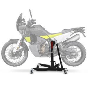 Lève moto centrale compatible avec Husqvarna Norden 901 21-25 noir mat ConStands Power-Classic