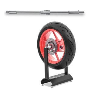 Adapter für Roller / Pitbikes 15mm Adapter für Reifenmontiergerät + Wuchtbock ConStands WU-1 Auswuchtgerät schwarz