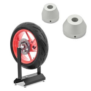 Adapter passend für KTM Auswuchtgerät und Reifenmontiergerät + Wuchtbock ConStands WU-1 Auswuchtgerät schwarz