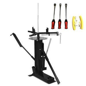 Set Motorrad Reifenmontiergerät XL9B 4-21" mit Reifen Montiereisen und Felgenschoner Set ConStands_1