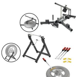 Démonte pneu Set avec Équilibreuse pneu et Outil montage ConStands DNP2