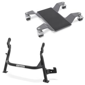 Hauptständer + Rangierhilfe für Kawasaki Versys 650 06-14 Constands Rangierplatte_0