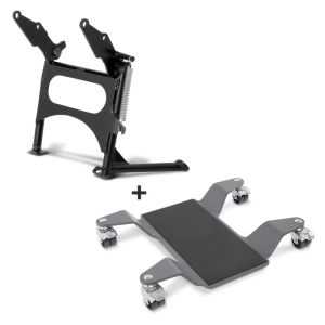 Hauptständer + Rangierhilfe für Honda Varadero XL 1000 V 01-11 Constands Rangierplatte_0
