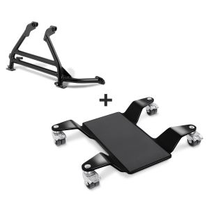 Hauptständer + Rangierhilfe für Kawasaki ZZR 1400 07-19 Constands Rangierplatte schwarz_0